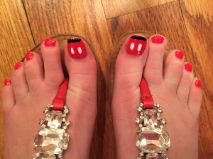 Mickey-fied toes
